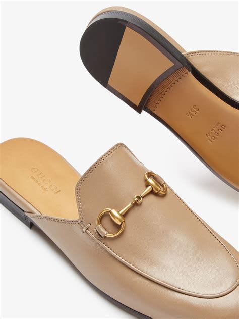 gucci tan mules|vintage gucci mules.